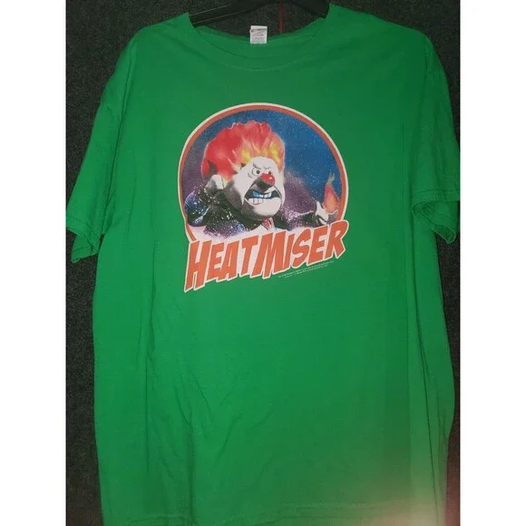 THE YEAR WITHOUT A SANTA CLAUS Christmas T-Shirt MENS Size XL Heat Miser Green - Picture 1 of 5